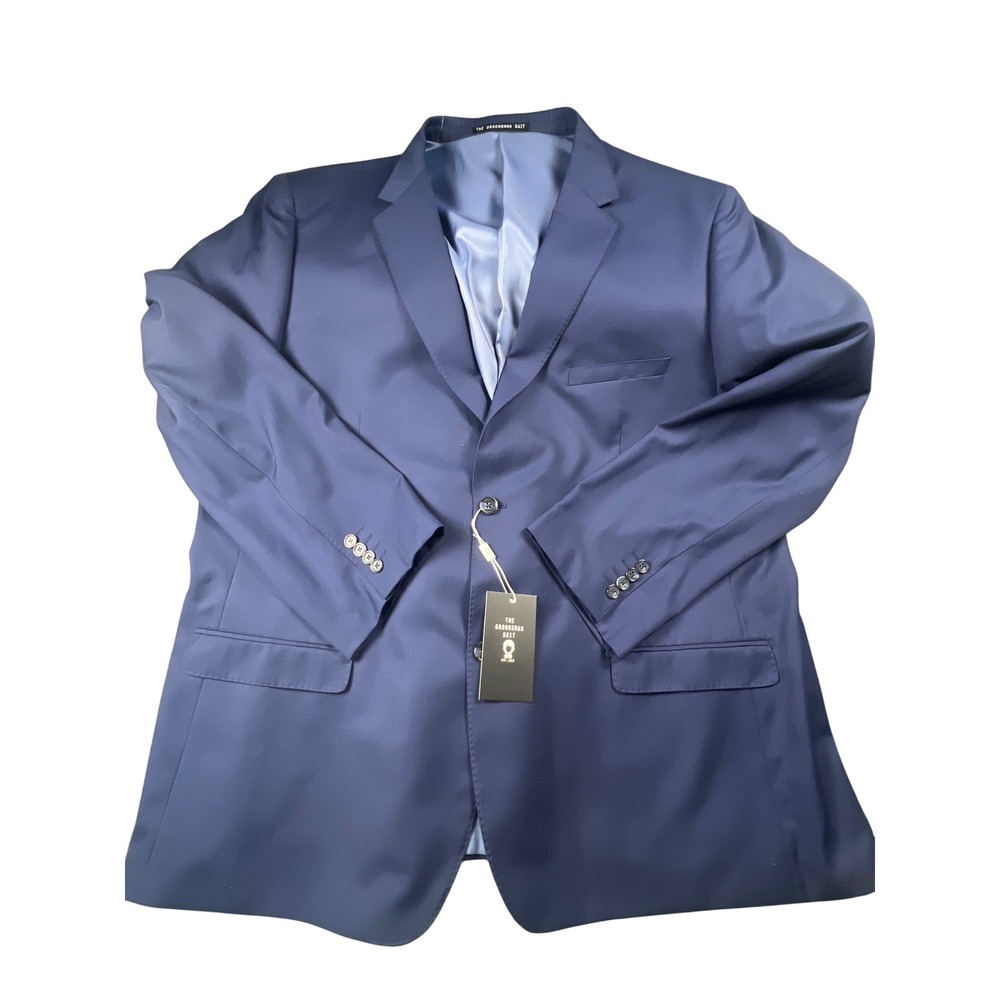 The Groomsman‎ Suit Brilliant Blue Modern Fit Jacket 56 Long M